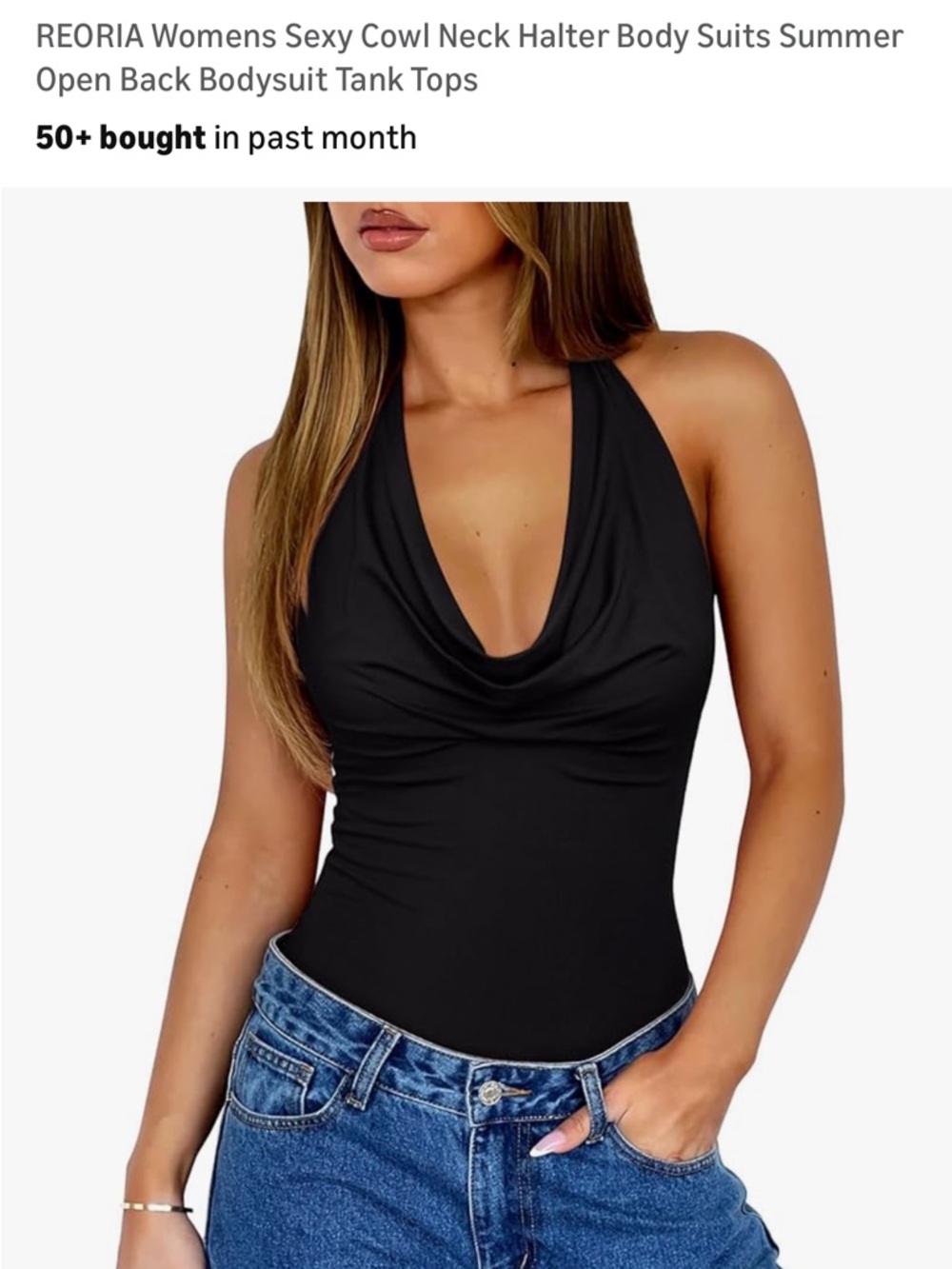 Halter Bodysuit 🖤